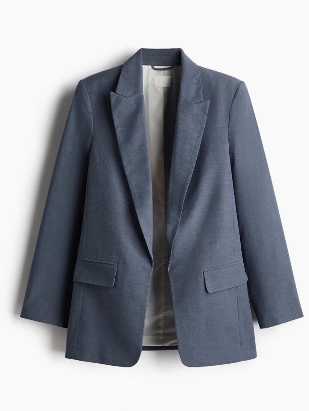 H&M Women's Steel Blue Casual Jacket
